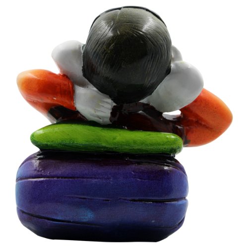 Lord Ganesha Relaxing multiolor Idol for Home Decor - Karigaari India Aesthetic Home Decor