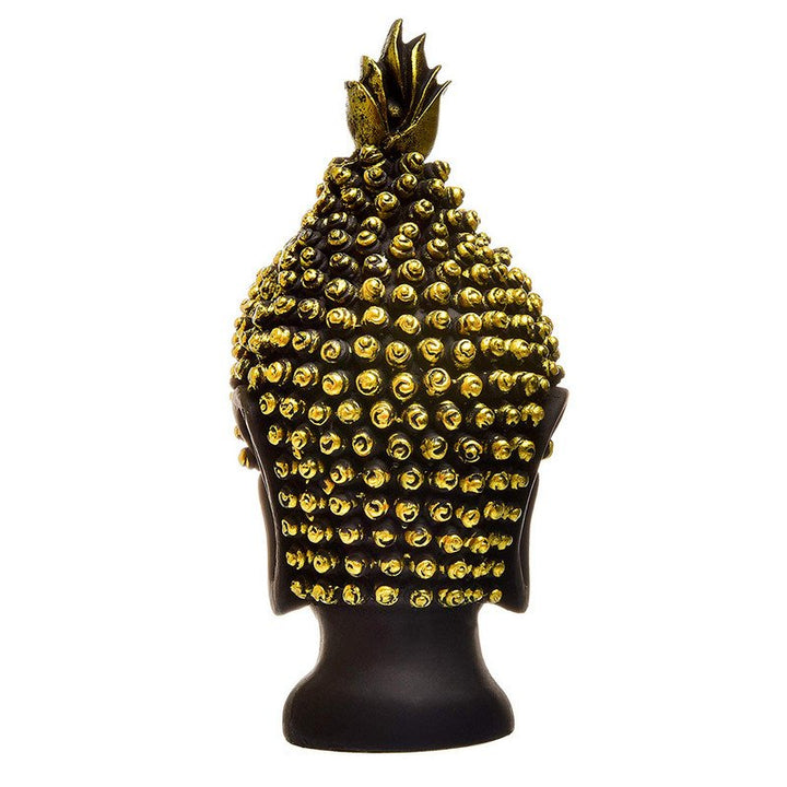 Handcrafted Ployresin Lord Buddha Black Colour Face Statue Showpiece Home Decor/Office Decor/Spiritual Gift - Karigaari India Aesthetic Home Decor