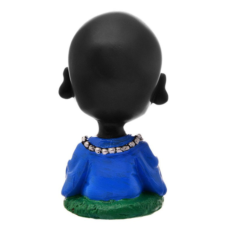 Handcrafted Ployresin Lord Buddha Statue Dark Blue Sitting, Meditating  Showpiece Home Decor/Office Decor/Spiritual Gift - Karigaari India Aesthetic Home Decor