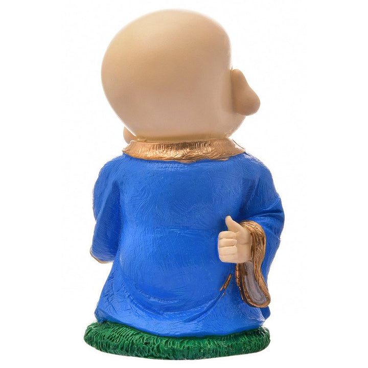 Handcrafted Ployresin Lord Buddha Dark Blue Thinking Standing Statue  Showpiece Home Decor/Office Decor/Spiritual Gift - Karigaari India Aesthetic Home Decor