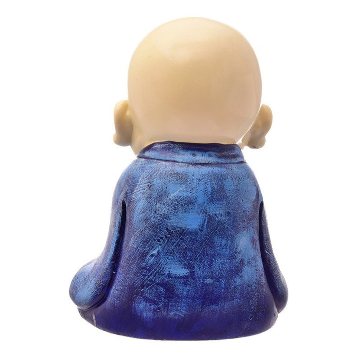 Handcrafted Ployresin Lord Buddha Light Purple Colour Praying And Sitting Statue Showpiece Home Decor/Office Decor/Spiritual Gift - Karigaari India Aesthetic Home Decor