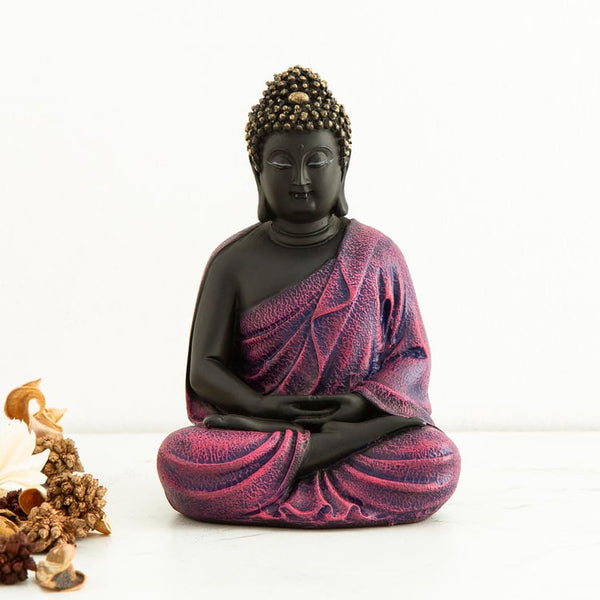 Serene Golden Meditating Buddha Statue  | Spiritual Harmony & Enlightenment Idol | Peaceful Zen Home Decor, Mindfulness Gift & Yoga Studio Accent