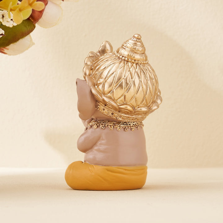 Namaste Ganesha Idol – Invite Grace, Gratitude & Good Vibes - Karigaari India Aesthetic Home Decor
