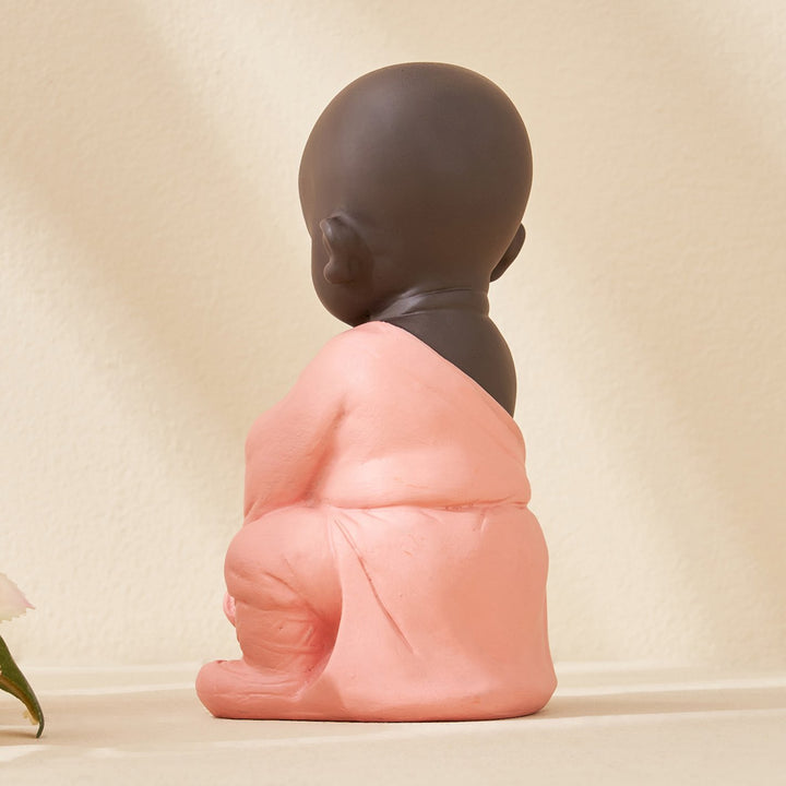 Corsica Set of 3 Polyresin Kung Fu Mini Monks - Karigaari India Aesthetic Home Decor