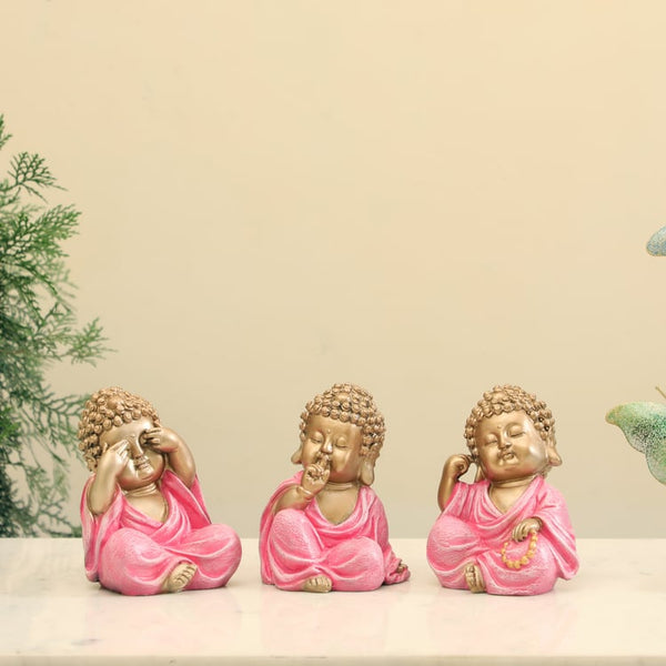 Serene Gold Buddha Head Statue with Tealight Holder  | Polyresin Meditating Buddha for Zen Decor, Spiritual Home Accent & Relaxation Gift