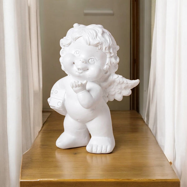 Enchanting Resin Tale Fairy Figurine | Handcrafted Fantasy Decor Showpiece | Whimsical Fairy Idol for Table, Shelf & Gifting | Magical Home Accent
