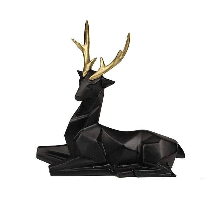 Geometric Deer Figurines - Modern Home Decor - Karigaari India Aesthetic Home Decor