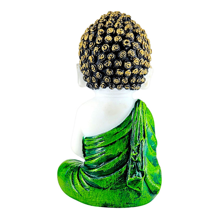 Adorable Baby Buddha Resin Statue - Peaceful Home Decor & Spiritual Gift - Karigaari India Aesthetic Home Decor