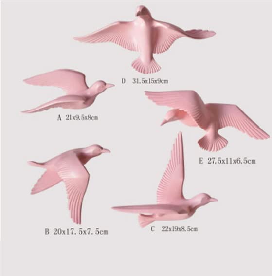 Handcrafted Swallow Flock Decor - Set 12 - Karigaari India Aesthetic Home Decor