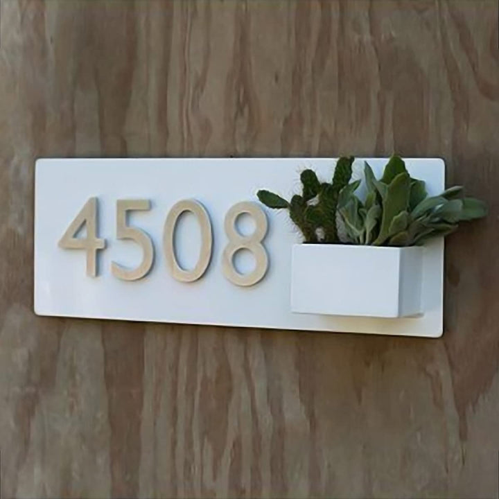 Wooden Black Vertical Number plate for Home Decor - Karigaari India Aesthetic Home Decor