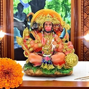 Panchmukhi Hanuman Idol for Home Decor