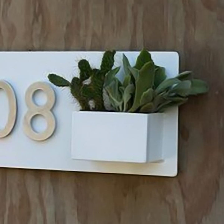 Wooden Black Vertical Number plate for Home Decor - Karigaari India Aesthetic Home Decor