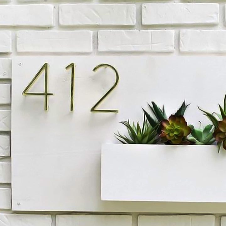 Custom Creations: Handcrafted Wooden House Number Plaque for House Decor - Karigaari India Aesthetic Home Decor