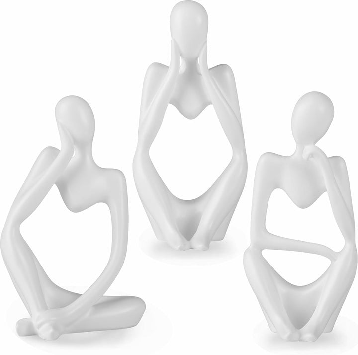 Abstract Meditative Thinker Statues Mindfulness-Inspired Decor for Modern Homes - Karigaari India Aesthetic Home Decor