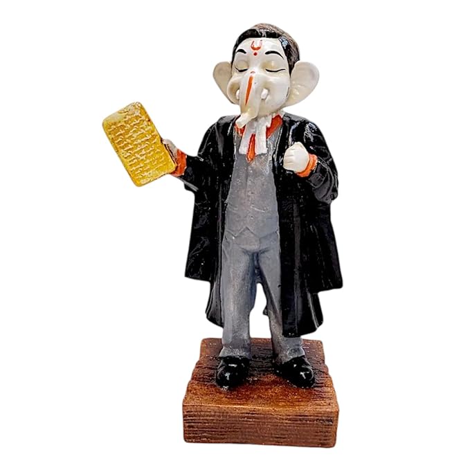 Lawyer Ganpati Bappa Figurine - Unique Gift - Karigaari India Aesthetic Home Decor
