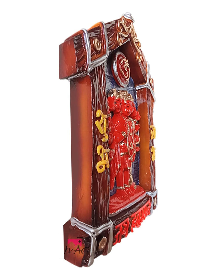 Mag Panchmukhi Hanumanji Vastu Mural & Wall Hanging - Karigaari India Aesthetic Home Decor