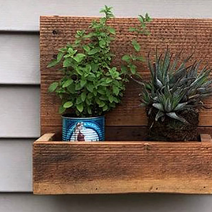 Brown Rustic  Finish Planter Number Plate for Home decor - Karigaari India Aesthetic Home Decor