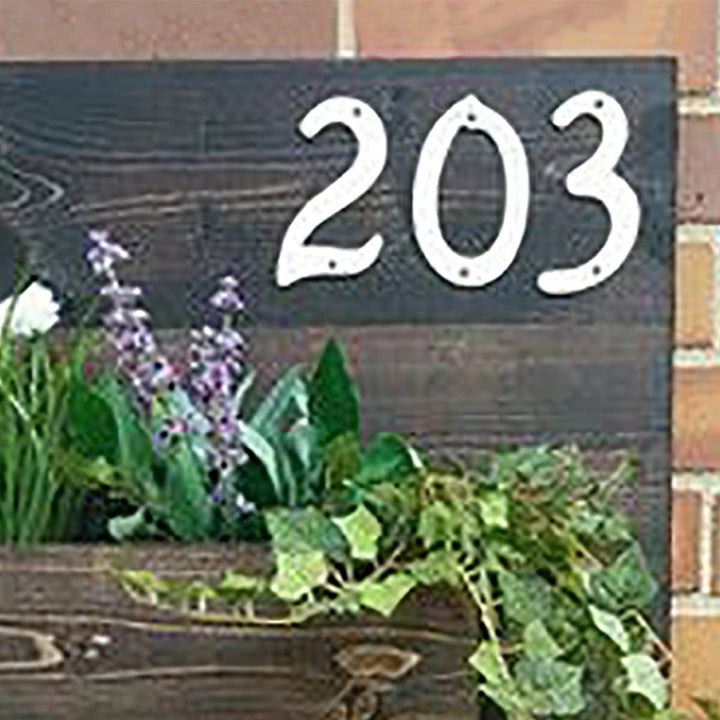 Signature Style: Handcrafted Wooden House Number Plate for Home Decor - Karigaari India Aesthetic Home Decor