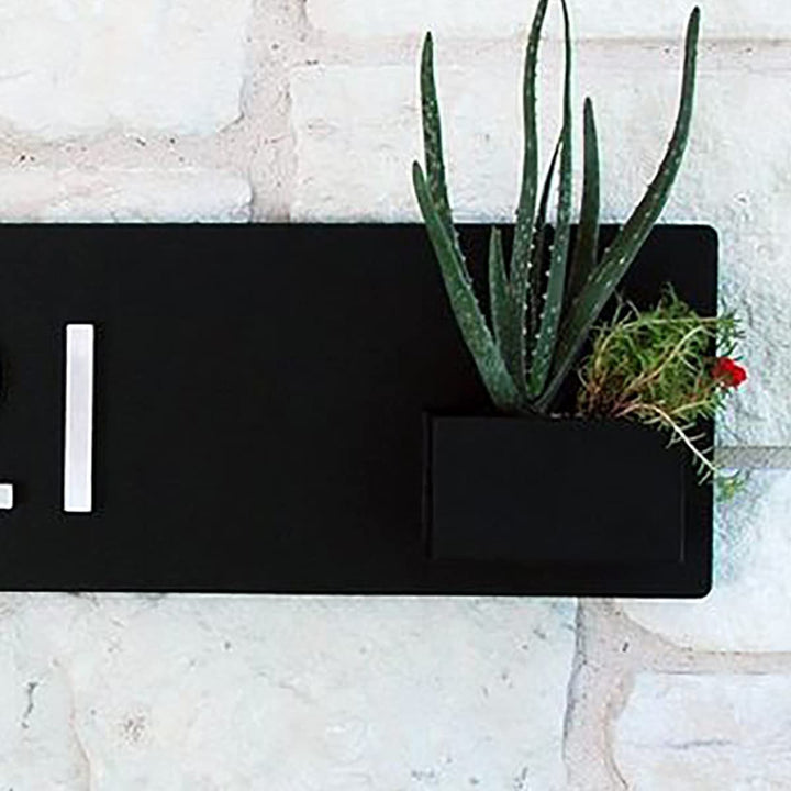 Rustic Wooden Finish Outdoor Wooden Number Plate - Karigaari India Aesthetic Home Decor
