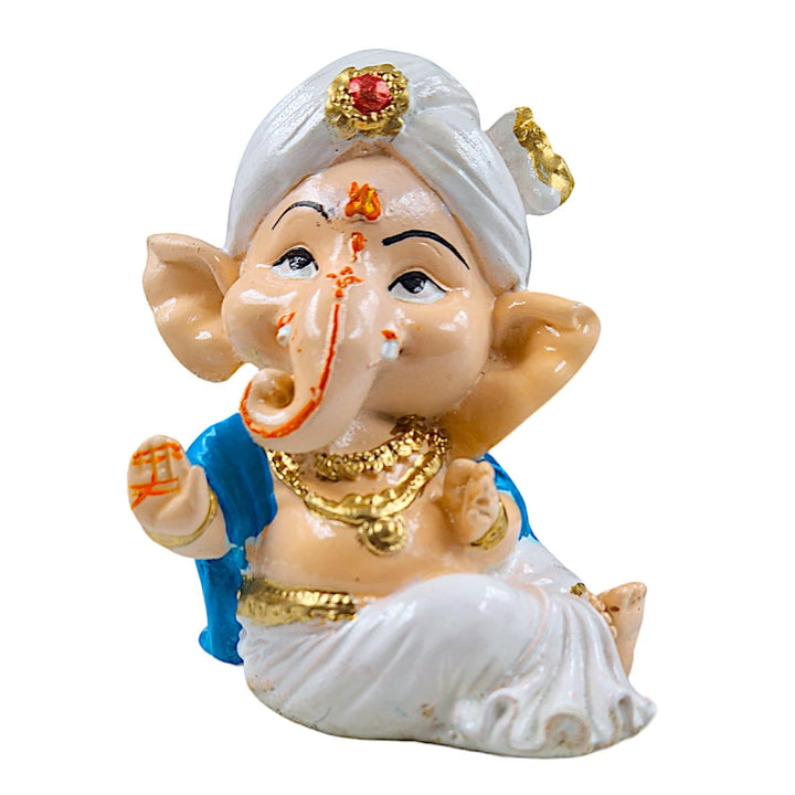 Karigaari India Set of 3 Dancing Bal Ganesha Idols for Home Decor - Karigaari India Aesthetic Home Decor