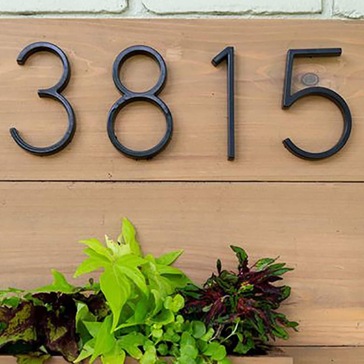 Natural Charm: Wooden House Number Plate for Home Decor - Karigaari India Aesthetic Home Decor