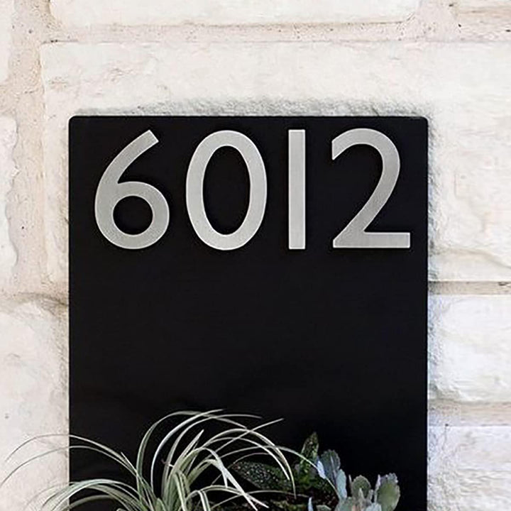 Personalized Charm: Handcrafted Wooden House Number Plate - Karigaari India Aesthetic Home Decor