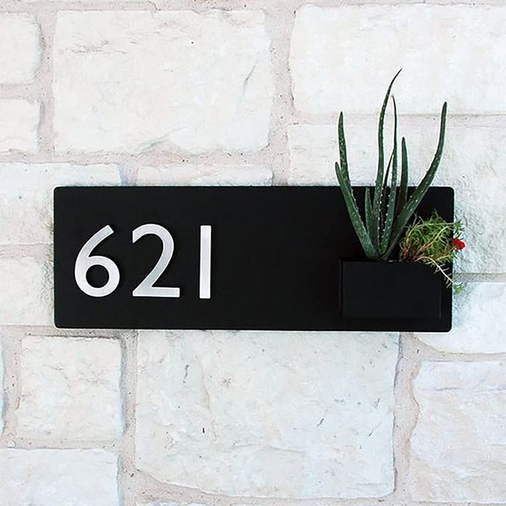 Rustic Wooden Finish Outdoor Wooden Number Plate - Karigaari India Aesthetic Home Decor