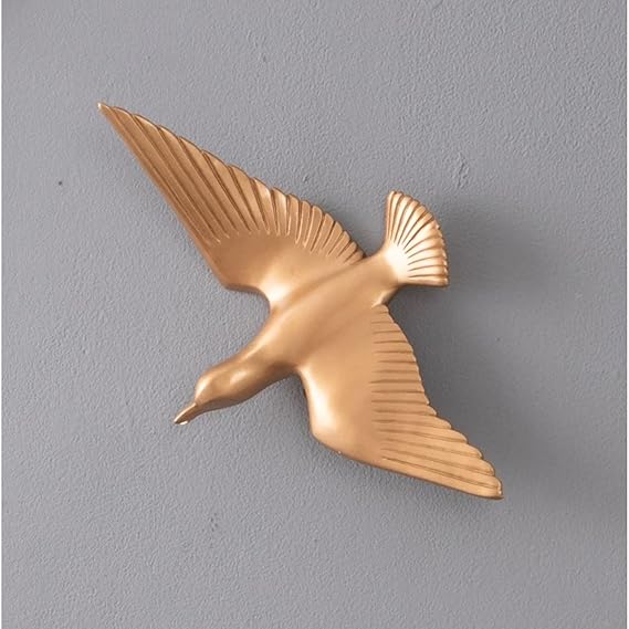 Gold Resin Birds Wall Hanging Decor Set - Karigaari India Aesthetic Home Decor