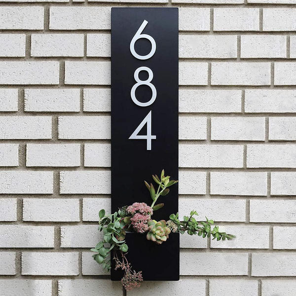 Handcrafted Customized/Personilized Designer Verticle House Numbers - Karigaari India Aesthetic Home Decor