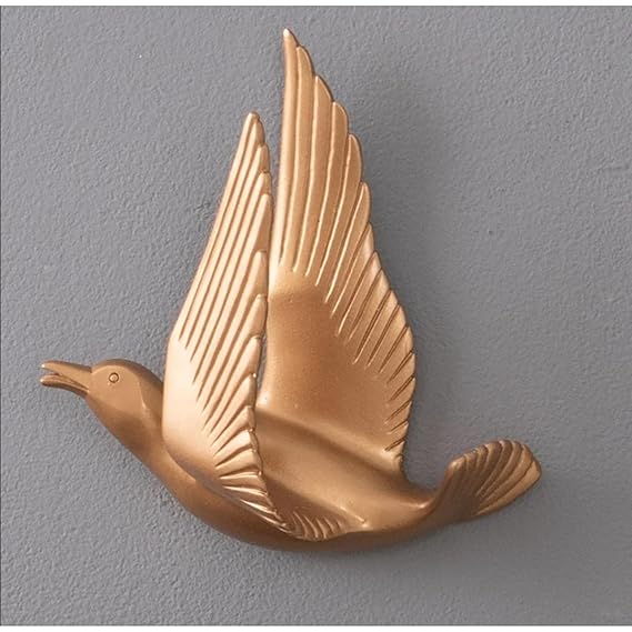 Gold Resin Birds Wall Hanging Decor Set - Karigaari India Aesthetic Home Decor