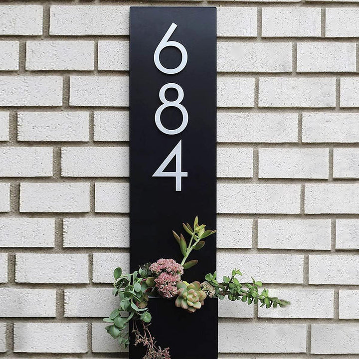 Handcrafted Customized/Personilized Designer Verticle House Numbers - Karigaari India Aesthetic Home Decor