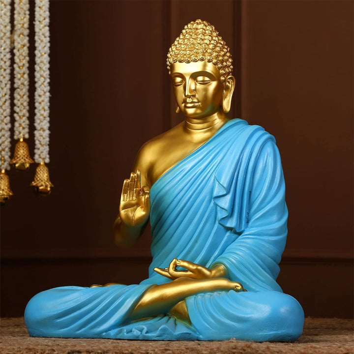 Elegant Gautam Buddha Statue Spiritual Peace & Gift Showpiece - Karigaari India Aesthetic Home Decor