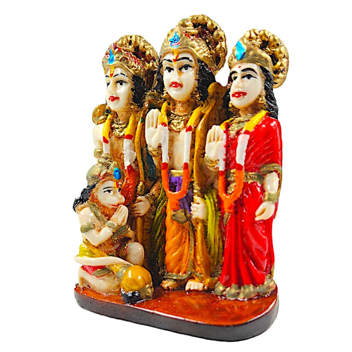 Divine Ram Darbar Resin Murti Set - Karigaari India Aesthetic Home Decor