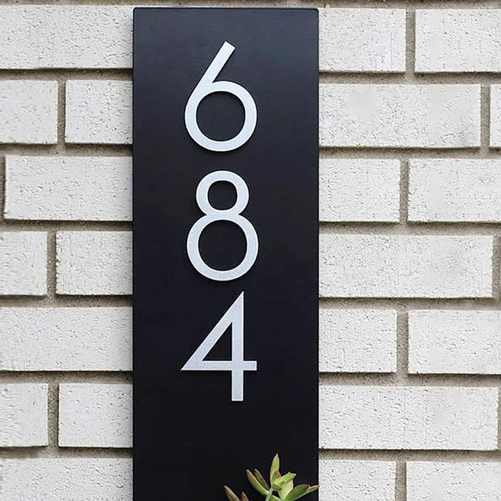 Handcrafted Customized/Personilized Designer Verticle House Numbers - Karigaari India Aesthetic Home Decor