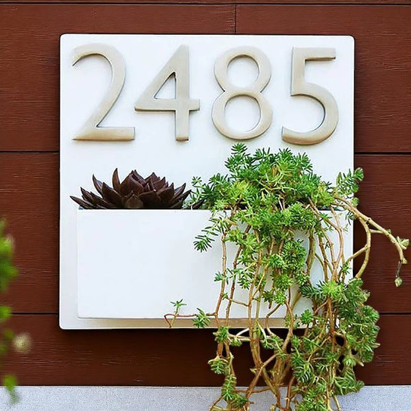 Custom Craftsmanship: Handmade Wooden House Number Board for Home decor - Karigaari India Aesthetic Home Decor