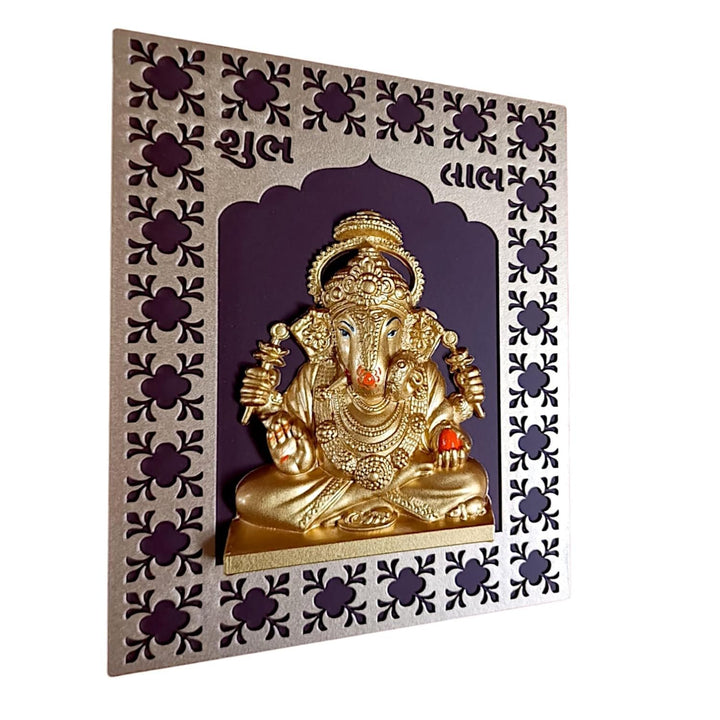 Wooden Ganesha Wall Hanging for Home Decor I Gifting - Karigaari India Aesthetic Home Decor