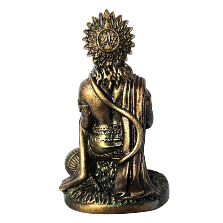 Handcrafted Small Hanuman Murti Resin Figurine - Karigaari India Aesthetic Home Decor