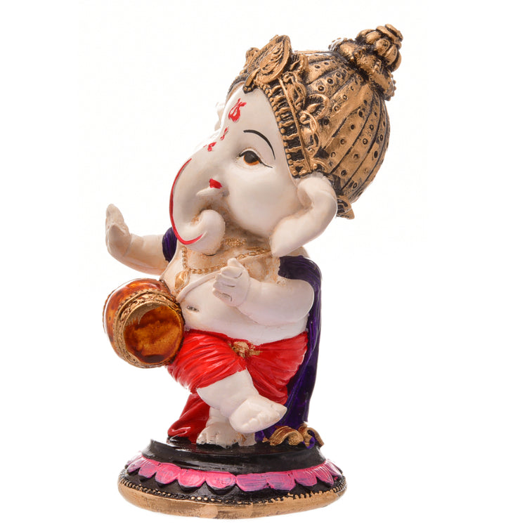 Lord Ganesha in Motion: Unique Resin Dance Idol for Home, Pooja & Festive Decor - Karigaari India Aesthetic Home Decor