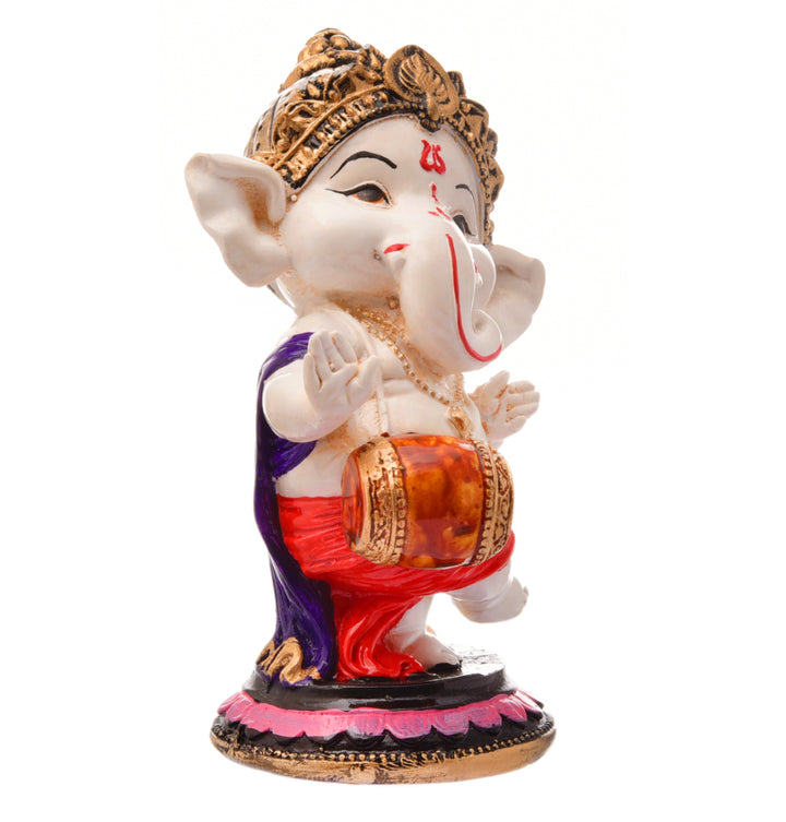 Lord Ganesha in Motion: Unique Resin Dance Idol for Home, Pooja & Festive Decor - Karigaari India Aesthetic Home Decor