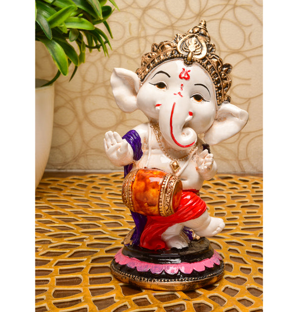 Lord Ganesha in Motion: Unique Resin Dance Idol for Home, Pooja & Festive Decor - Karigaari India Aesthetic Home Decor