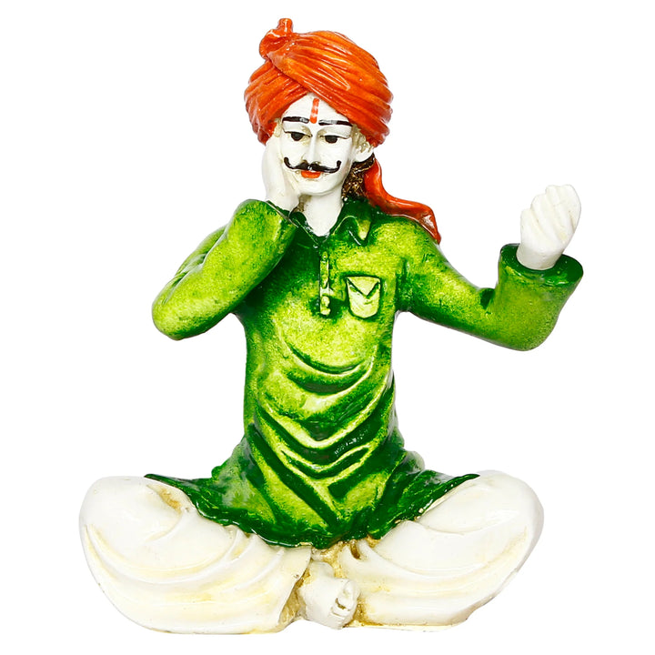 Indian Vocalist Figurine Home Decor - Music - Karigaari India Aesthetic Home Decor