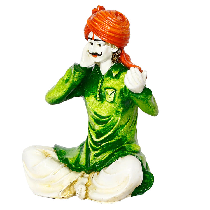 Indian Vocalist Figurine Home Decor - Music - Karigaari India Aesthetic Home Decor