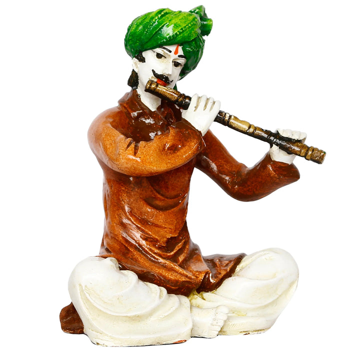 Folk Musician Figurine Home Decor - India - Karigaari India Aesthetic Home Decor